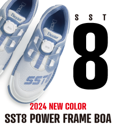 SST8・パワーフレーム・BOA・ホワイト・ブルー